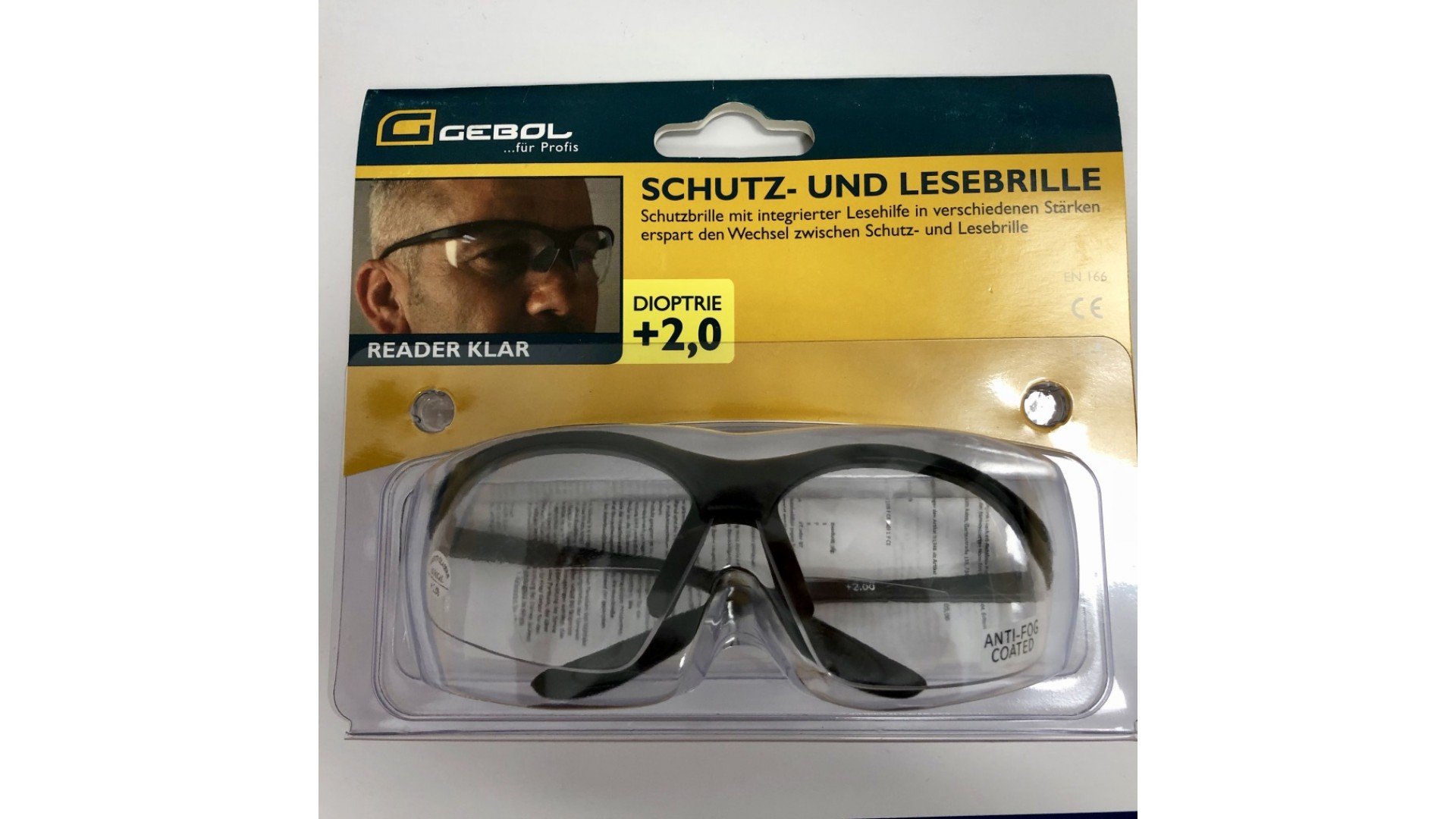 Ochrann Okuliare Dioptick GEBOL Reader Dioptrick Ochrann Okuliare 